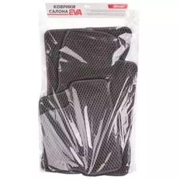 Коврик салона SKYWAY, ВАЗ, LADA 2190, Granta, 2012, левый руль 4шт, EVA Серый, S01705055