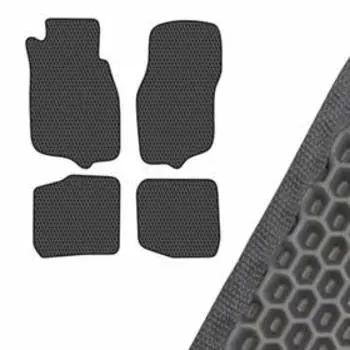 Коврик салона SKYWAY, VOLVO S40, 2004-2008, левый руль 4шт, EVA Серый, S01706500