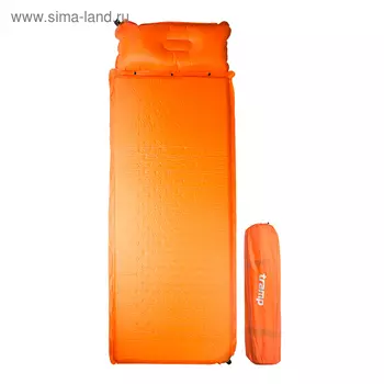 Коврик самонадувающийся, с подушкой, 185 х 66 х 5 см, TRI-017