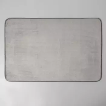 Коврик для дома с эффектом памяти SAVANNA Memory foam, 60×90 см, цвет серый