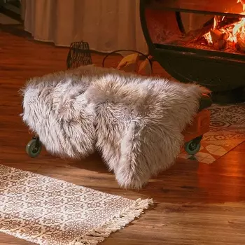 Коврик SL Home Cotton, 6090 см, серый, молочный, хлопок 50%