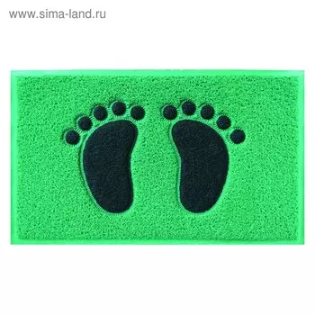 Коврик "Spongy" Лапки 45х75 см, цвет МИКС