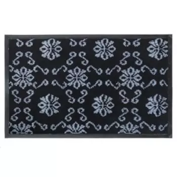 Коврик Sunstep Fusion, 50х80 см, цвет чёрный/серый