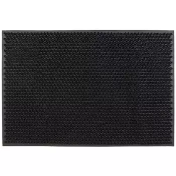 Коврик Sunstep «Травка», резиновый, 40х60 см, цвет чёрный