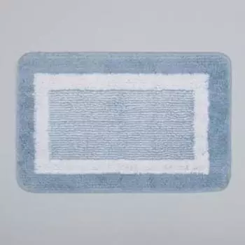 Коврик для ванной «Тэри», 5838 см, микрофибра, цвет голубой