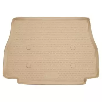 Коврик в багажник BMW X5 1999-2006, кросс. (полиуретан, бежевый)