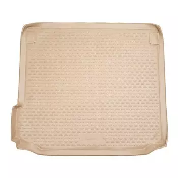 Коврик в багажник BMW X5 2007-2016, кросс. (полиуретан, бежевый)