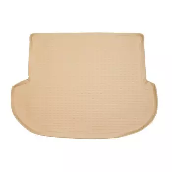 Коврик в багажник Hyundai Santa Fe 2006, 2010-2016 5 мест., кросс. (полиуретан, бежевый)