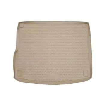 Коврик в багажник VW Touareg 2010-2016, кросс. (полиуретан, бежевый)