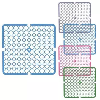 Коврик в раковину, 29х29 см, МИКС