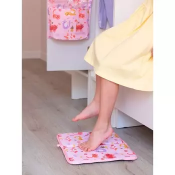 Коврик в садик, «Котики», 30х36 см, для переобувания, розовый