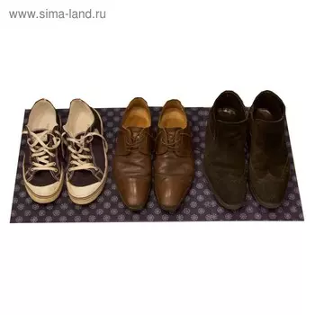 Коврик влаговпитывающий для сушки обуви 35х65 см