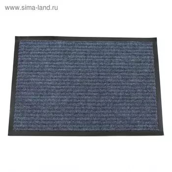 Коврик влаговпитывающий "Ребристый" 100х200 см, цвет серый