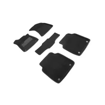 Коврик ворсовый для Audi A8 III (D4), 2010-2017, Черный