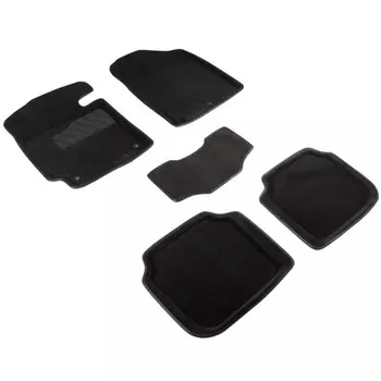 Коврик ворсовый для Kia Cerato, 2013-, Черный