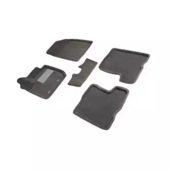 Коврики 3D для LADA X-Ray, 2016-н.в, серые , комплект