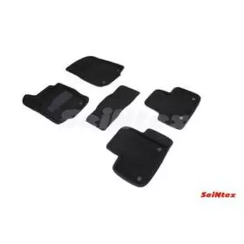 Коврики 3D для Mercedes-Benz GLE Coupe, (C292), 2015-н.в, черные , комплект