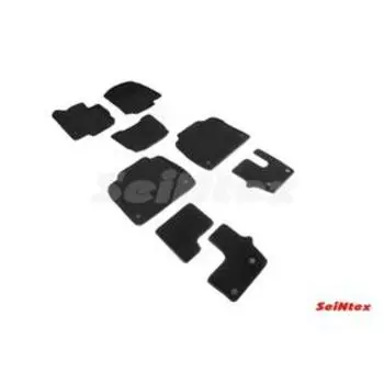 Коврики 3D для Mercedes-Benz GLS II, (X167), 2019-н.в, черные , комплект