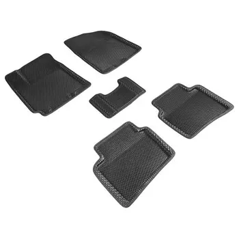 Коврики 3D EVA "РОМБ", для Hyundai Solaris, 2010-2016