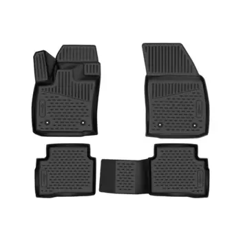 Коврики 3D в салон для Geely Tugella 2021-, кроссовер, 4 шт.