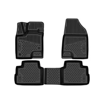 Коврики 3D в салон для Haval Dargo 2022-, кроссовер, 4 шт.
