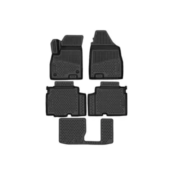 Коврики 3D в салон для Jetour X90 Plus 2023- (7 мест) 5 шт.