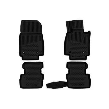 Коврики 3D в салон для Mazda 2, 2014 - П.Р., Хб, 4 шт.
