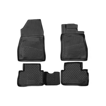 Коврики 3D в салон для Nissan Juke Mk.1 2010-2019, П.Р. кроссовер, 4 шт.