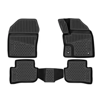 Коврики 3D в салон для Toyota C-HR (I, Ir) 2016-, 4WD, П.Р. 4 шт.
