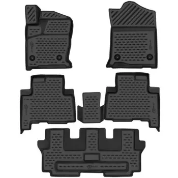 Коврики 3D в салон HAVAL H9, 2015-, 5 шт., повышенная износостойкость