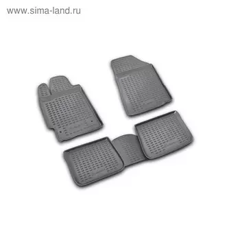 Коврики 3D в салон TOYOTA Camry, 2006-2011 4 шт. (полиуретан)