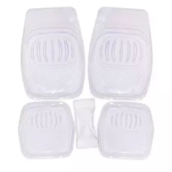 Коврики автомобильные универсальные SKYWAY Rain-1. виниловый, прозрачный, 69x48/60x26/48x48 см, набор 5 шт S01702043