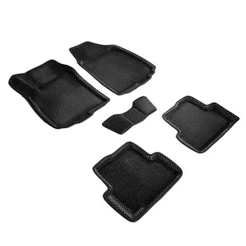 Коврики EVA 3D «Ромб» в салон для Chevrolet Aveo II 2011-н.в.