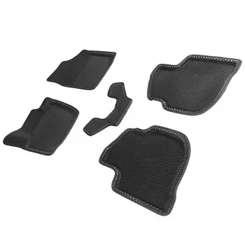 Коврики EVA 3D «Ромб» в салон для Skoda Rapid 2014-н.в.