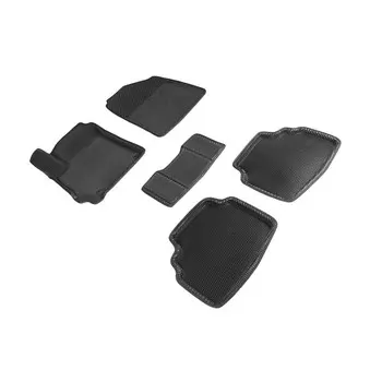 Коврики EVA 3D «Соты» в салон для KIA Seltos 2019-н.в.