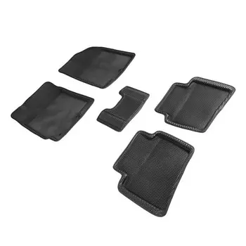Коврики EVA 3D «Соты» в салон для Hyundai Solaris 2010-2016
