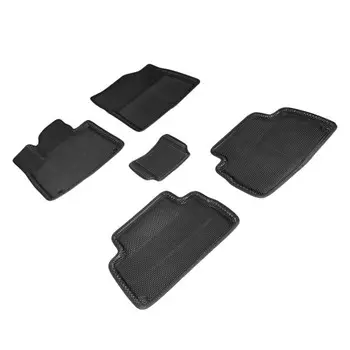 Коврики EVA 3D «Соты» в салон для Hyundai Santa Fe IV (5 мест) rest 2020-н.в.