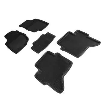 Коврики EVA 3D «Соты» в салон для Toyota Hilux 2012-2015