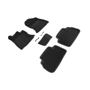 Коврики EVA 3D «Соты» в салон для Subaru Forester V 2018-н.в.