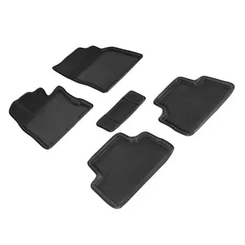 Коврики EVA 3D «Соты» в салон для Nissan Qashqai II (Японская сборка) 2014-2016