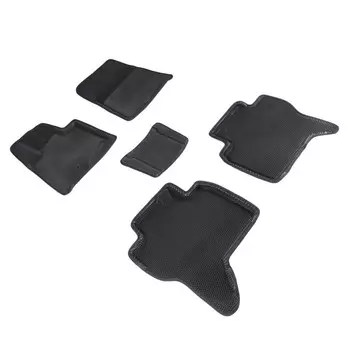 Коврики EVA 3D «Соты» в салон для Mitsubishi Pajero IV 2006-н.в.