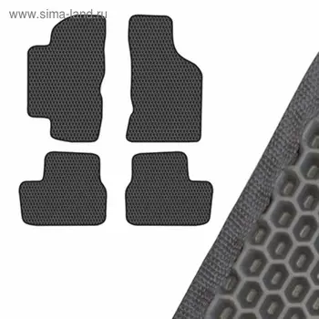 Коврики EVA Skyway, Lada Калина (2004 г.в), серый (50х81, 49х82, 51х43, 51х43), S01705057