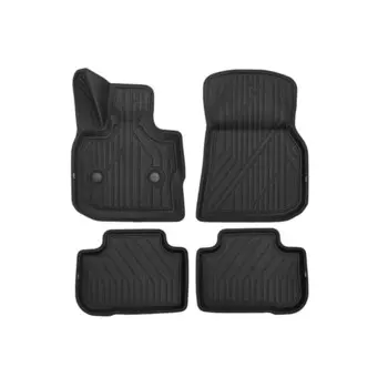 Коврики Kvest 3D в салон для BMW X3, 2018- кроссовер, 4 шт, цвет чёрный