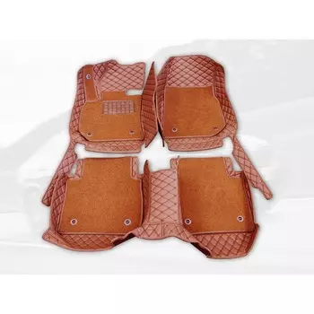 Коврики модельные 5D для BMW X7 G07 с 2018-н.в., коричневые