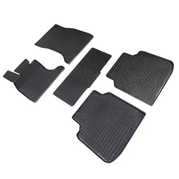 Коврики резиновые 'сетка' для Bmw 7 Ser F02, 2008-2015