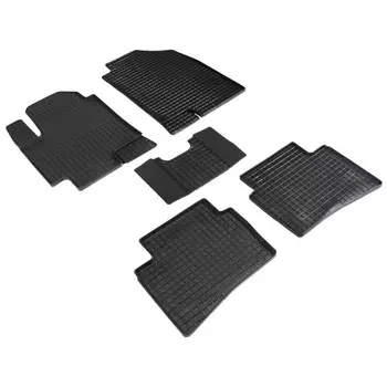 Коврики резиновые "сетка", для Hyundai Solaris II, 2017-н.в.