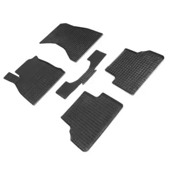 Коврики резиновые «Сетка» в салон для Audi A4 (B9) 2015-2020«