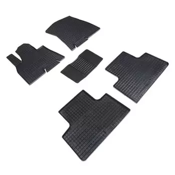 Коврики резиновые «Сетка» в салон для Genesis GV80 2020-н.в.