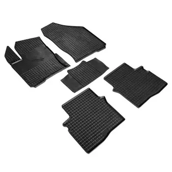 Коврики резиновые «Сетка» в салон для Omoda S5 2022-н.в.