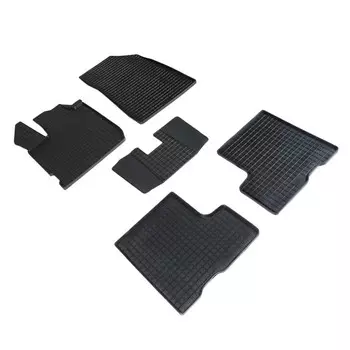 Коврики резиновые «Сетка» в салон для Renault Duster II 4WD 2021-н.в.